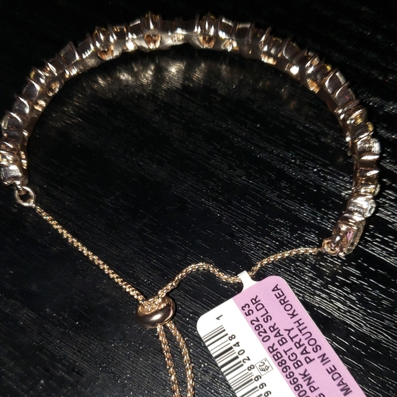 INC Crystal Baguette Slider Bracelet - Picture 4 of 5